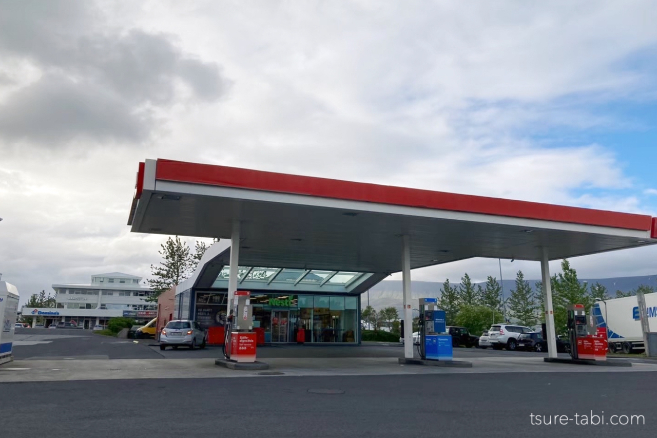 アイスランドのガソリンスタンドN1