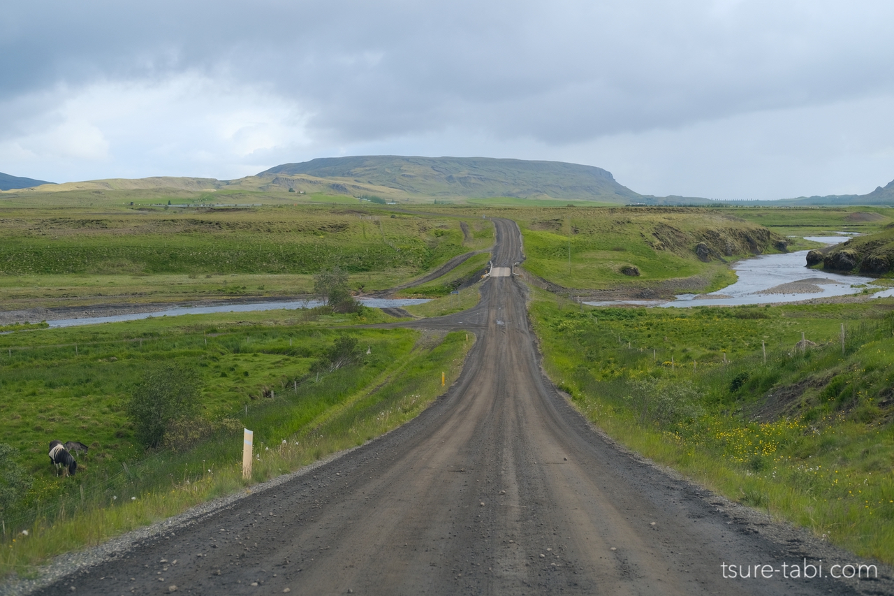 アイスランドの未舗装路